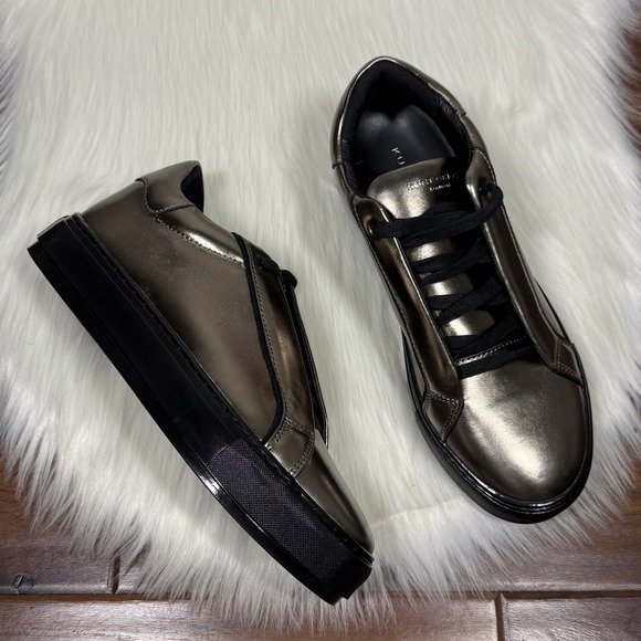 NEW Kurt Geiger‎ Men's US 9 / 42 Metallic Laney Lace Up Sneaker Shoes